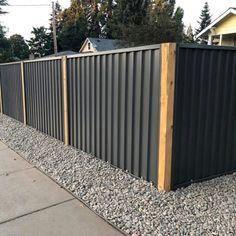 Metal Corrugated Fence Panels