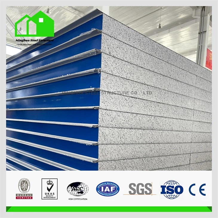 Colored Steel Clean Silicate Sandwich Panel